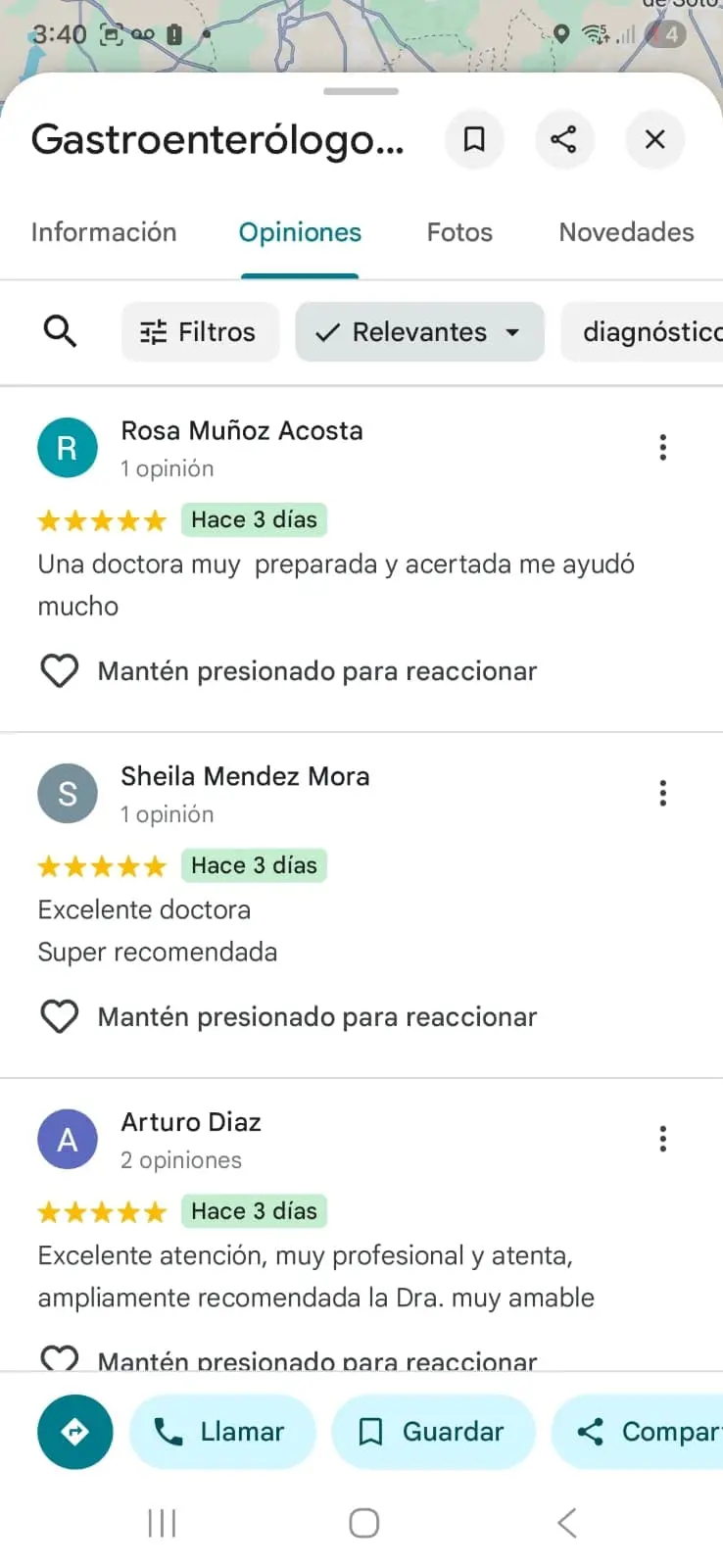 testimonios de pacientes